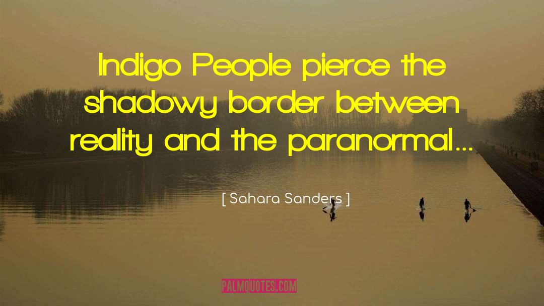 Shadowy quotes by Sahara Sanders