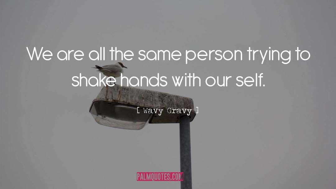 Shake Hands quotes by Wavy Gravy