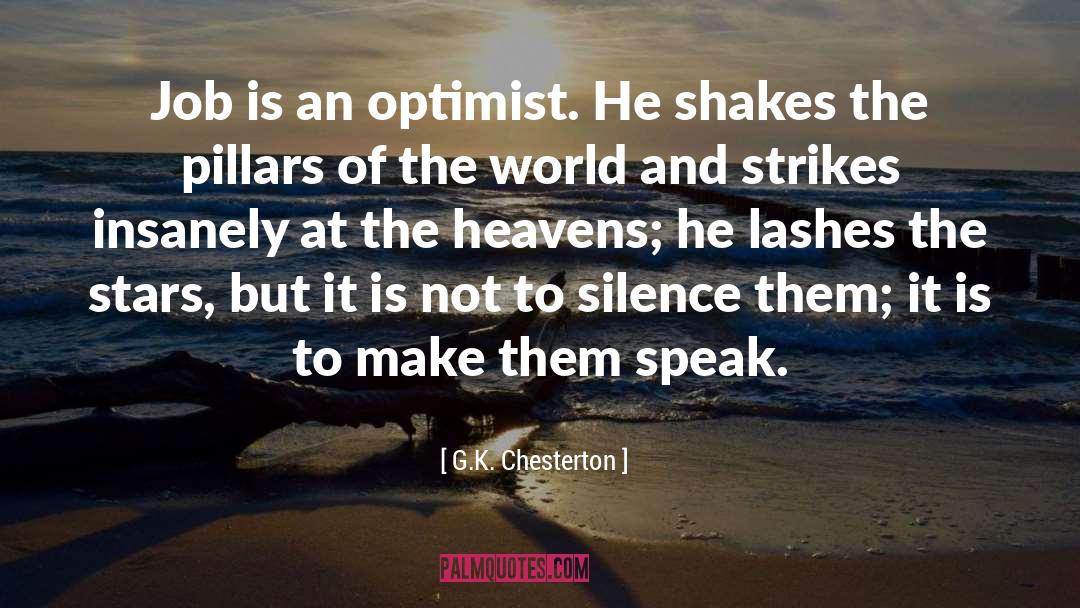 Shakes quotes by G.K. Chesterton