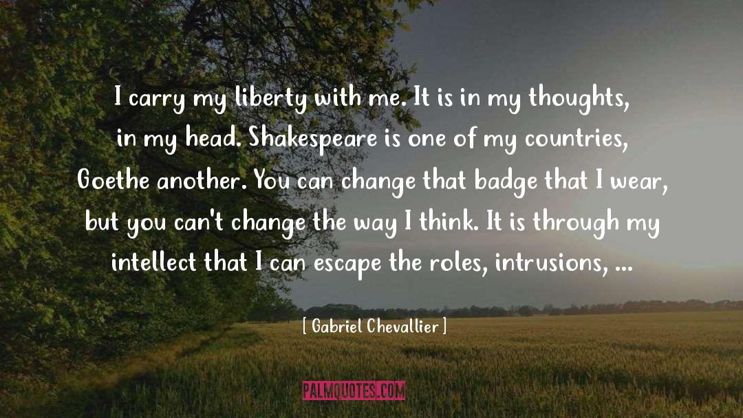 Shakespeare Feasts quotes by Gabriel Chevallier