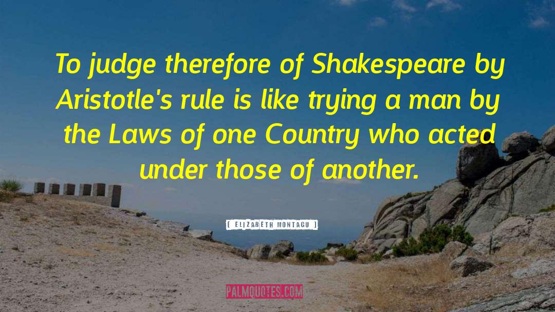 Shakespeare Idiocy quotes by Elizabeth Montagu