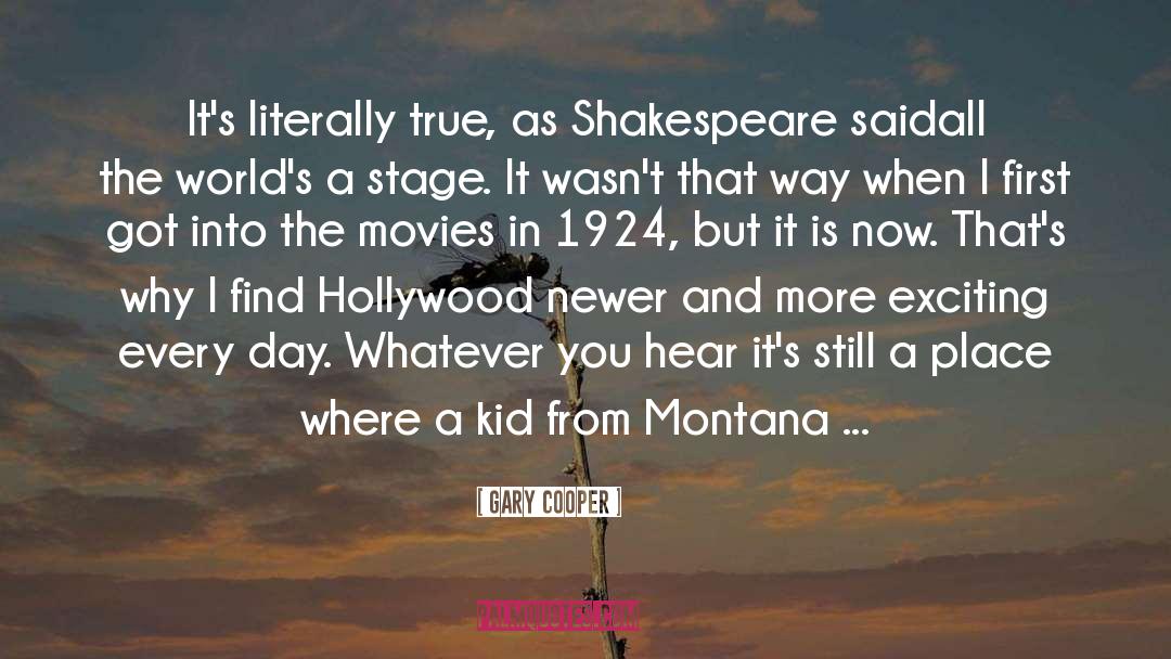 Shakespeare Nighttime quotes by Gary Cooper