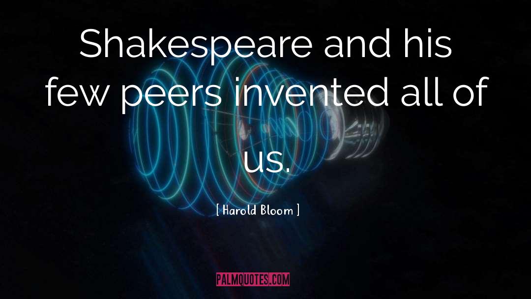 Shakespeare quotes by Harold Bloom