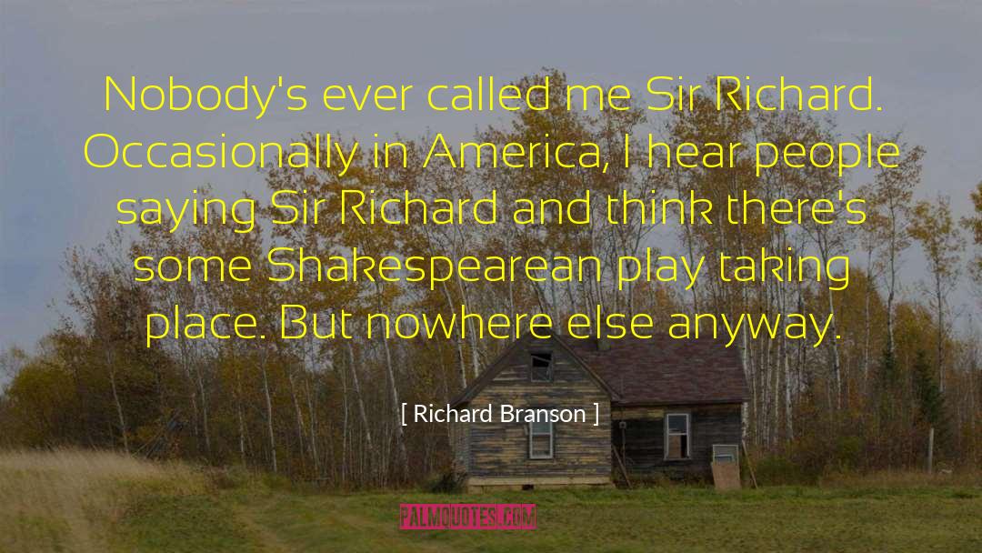 Shakespearean quotes by Richard Branson