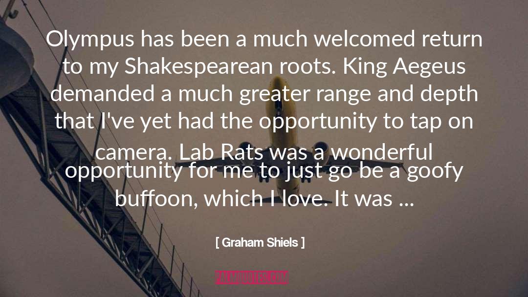 Shakespearean quotes by Graham Shiels