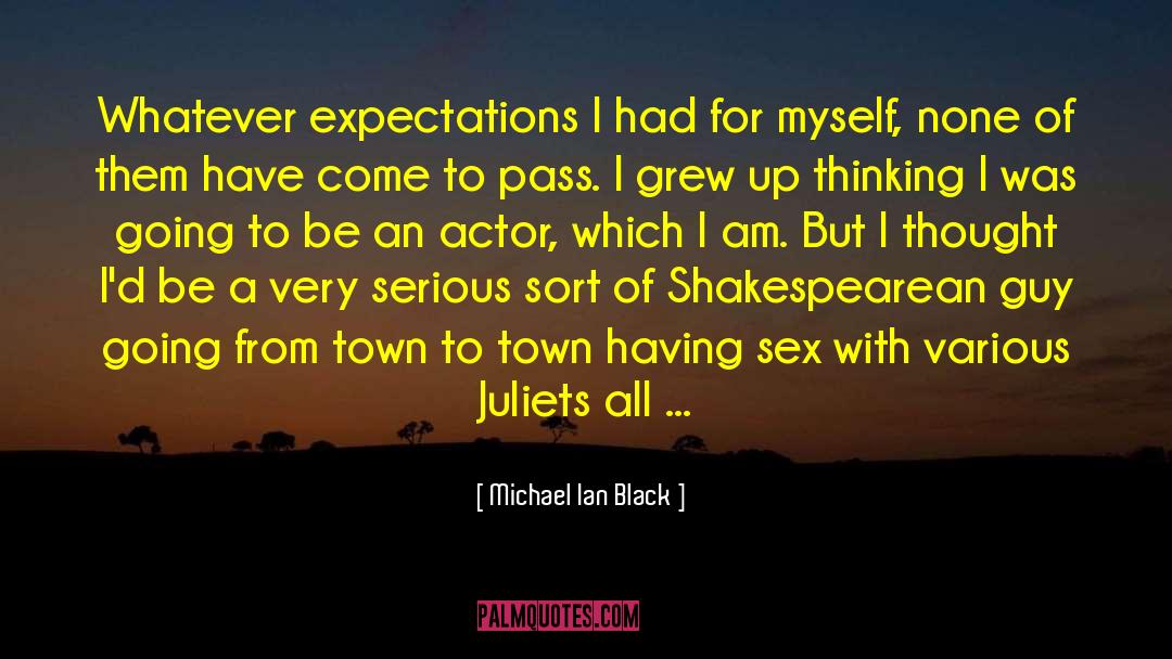 Shakespearean quotes by Michael Ian Black