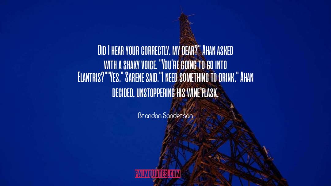 Shaky quotes by Brandon Sanderson