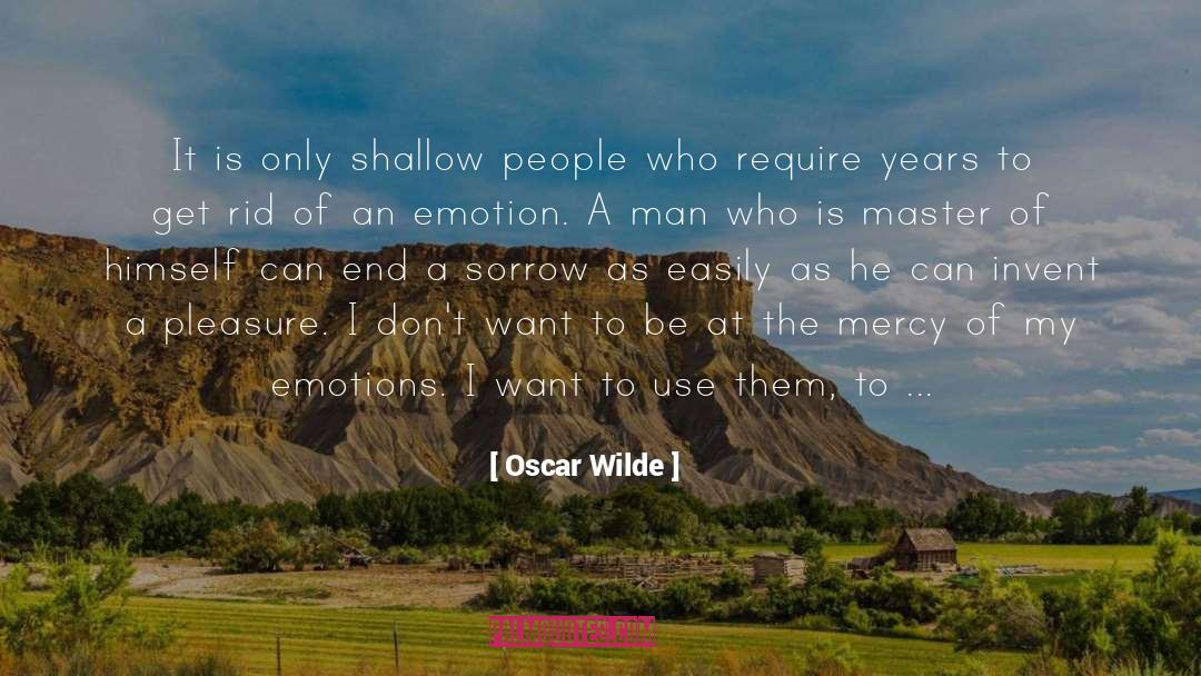 Shallow People quotes by Oscar Wilde