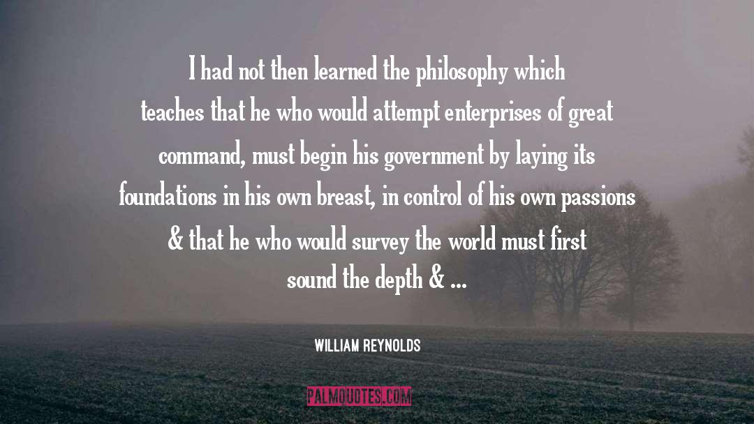 Shallows quotes by William Reynolds