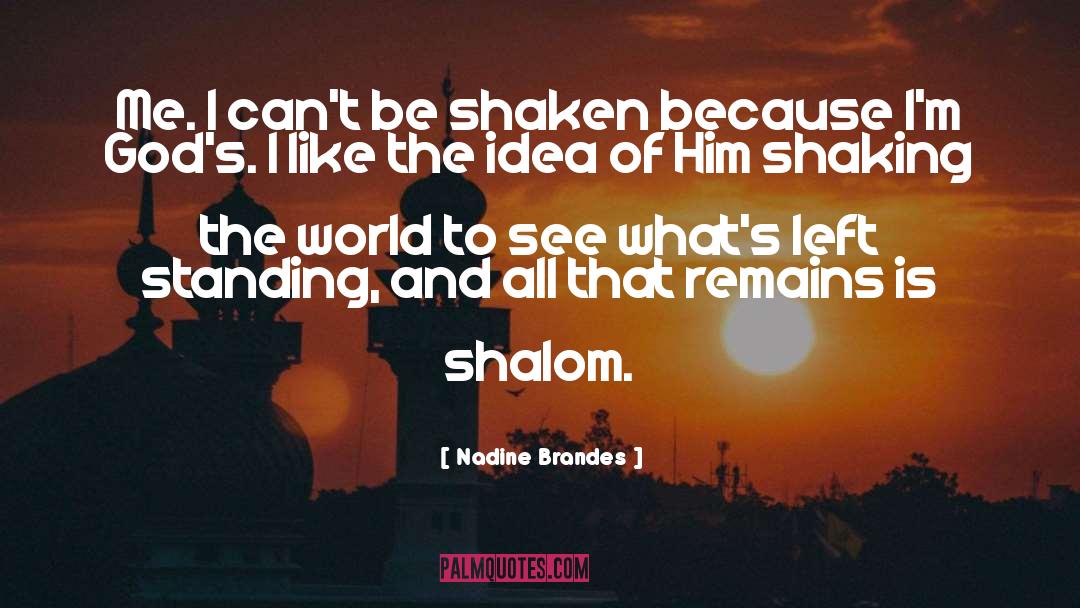 Shalom quotes by Nadine Brandes