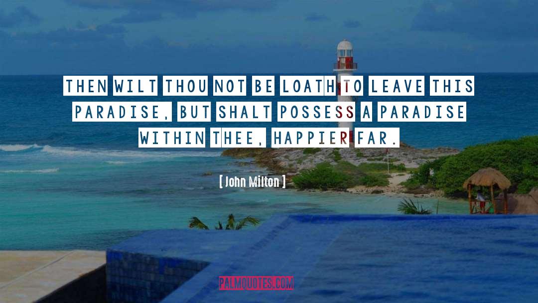 Shalt quotes by John Milton