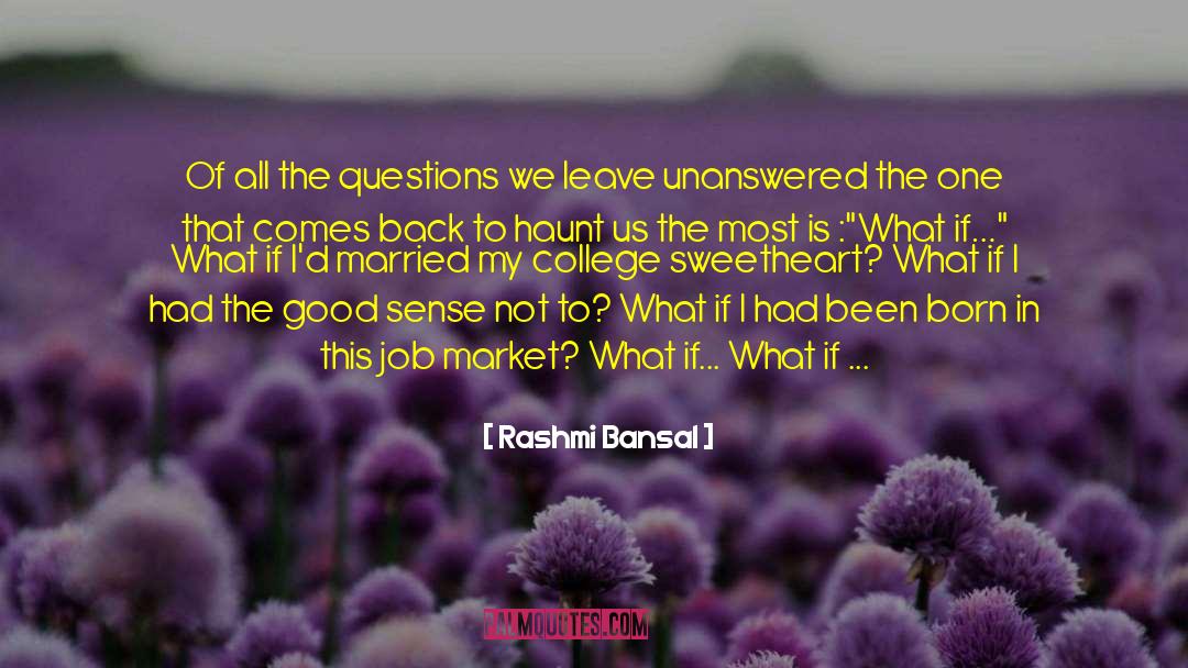 Shalu Bansal quotes by Rashmi Bansal