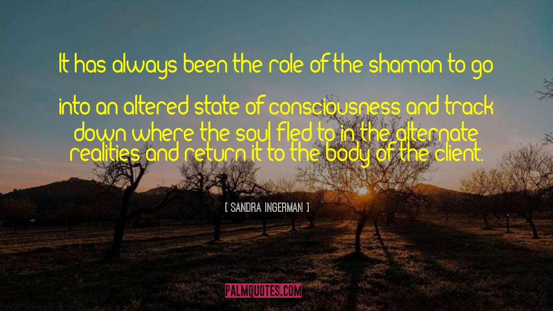 Shaman quotes by Sandra Ingerman