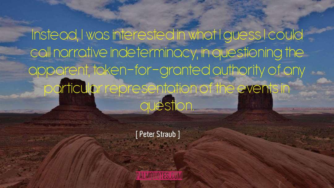 Shamanic Narrative quotes by Peter Straub