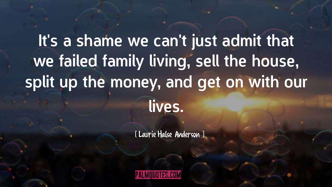 Shame quotes by Laurie Halse Anderson