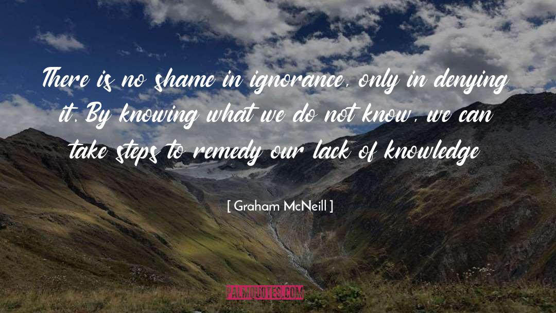 Shame Recovery quotes by Graham McNeill