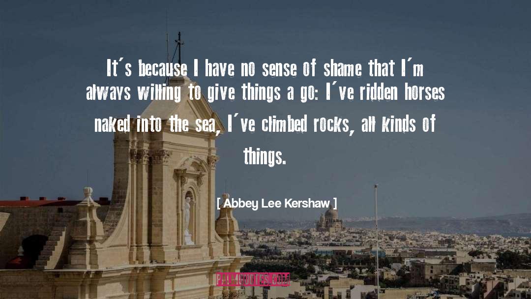 Shame Web quotes by Abbey Lee Kershaw