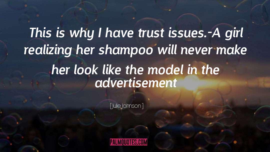 Shampoo quotes by Julie Johnson