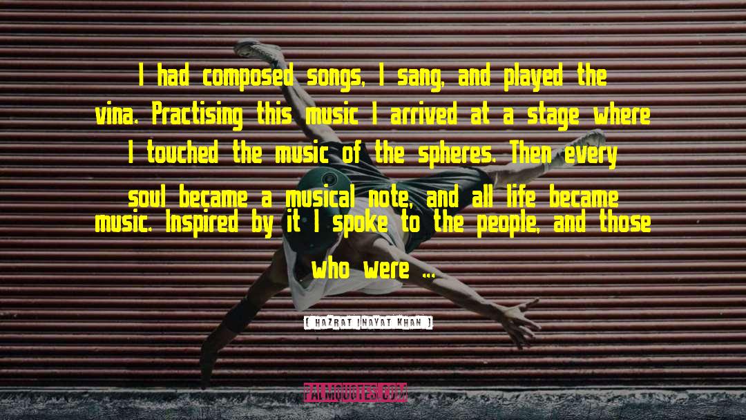 Shape Note Music quotes by Hazrat Inayat Khan