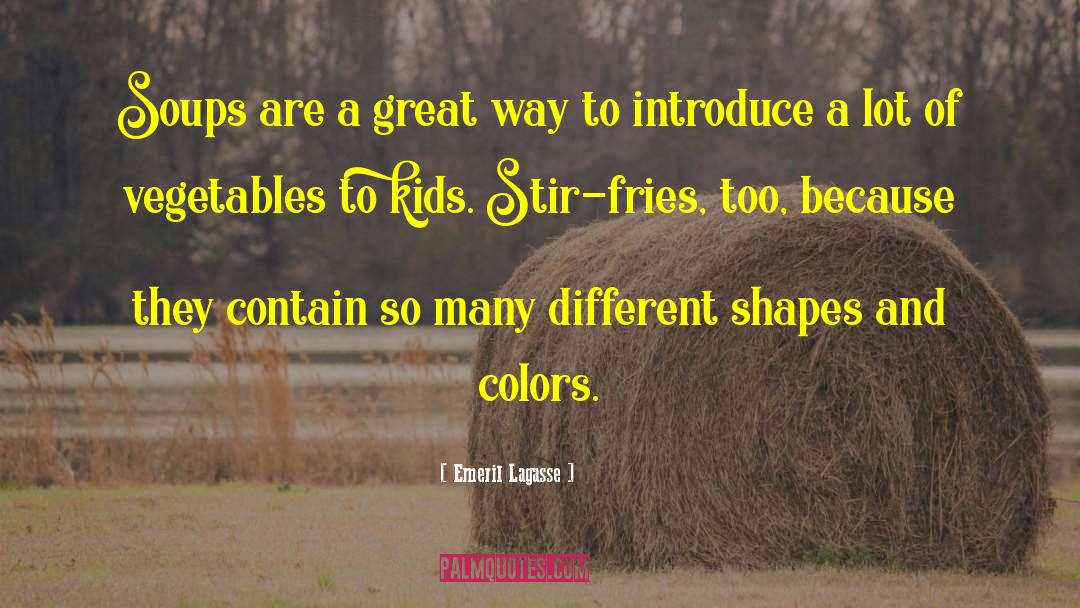 Shapes And Colors quotes by Emeril Lagasse