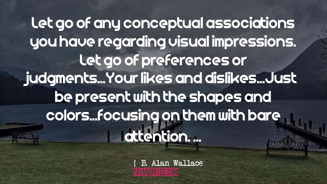 Shapes And Colors quotes by B. Alan Wallace