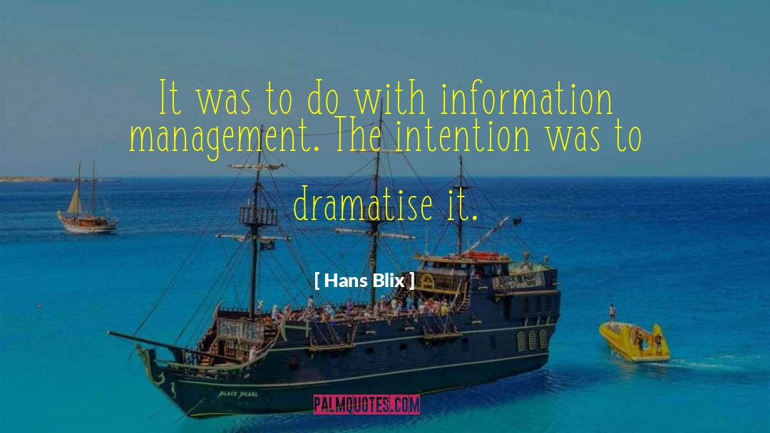 Share Information quotes by Hans Blix