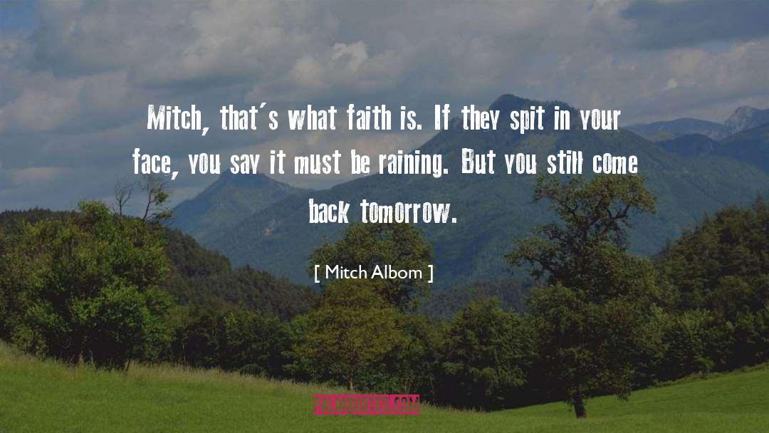 Share Your Faith quotes by Mitch Albom
