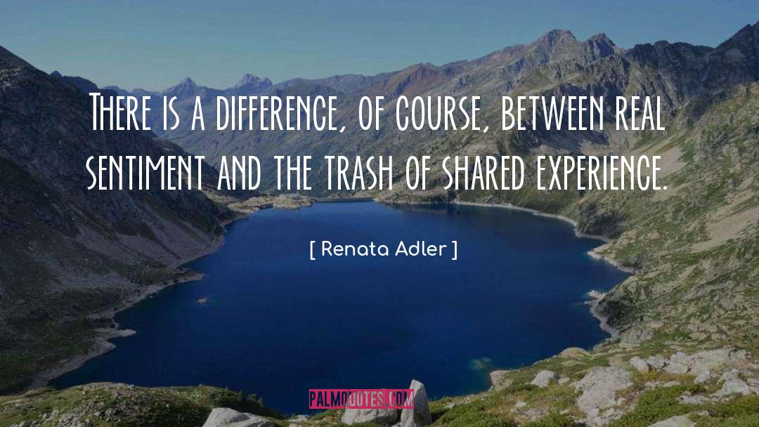 Shared Experience quotes by Renata Adler