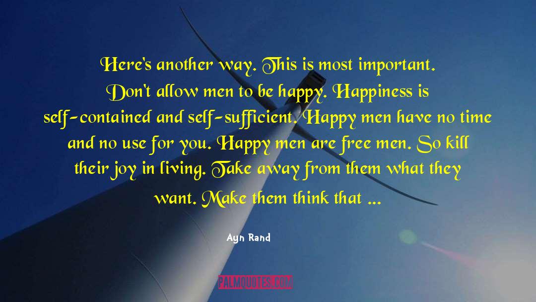 Shared Happiness quotes by Ayn Rand