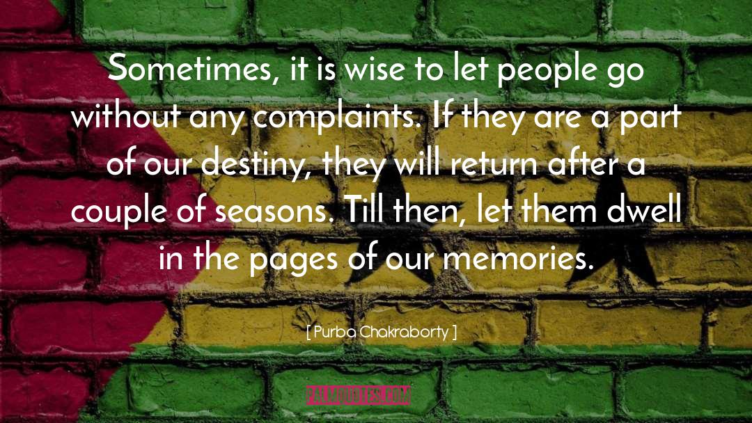 Shared Memories quotes by Purba Chakraborty