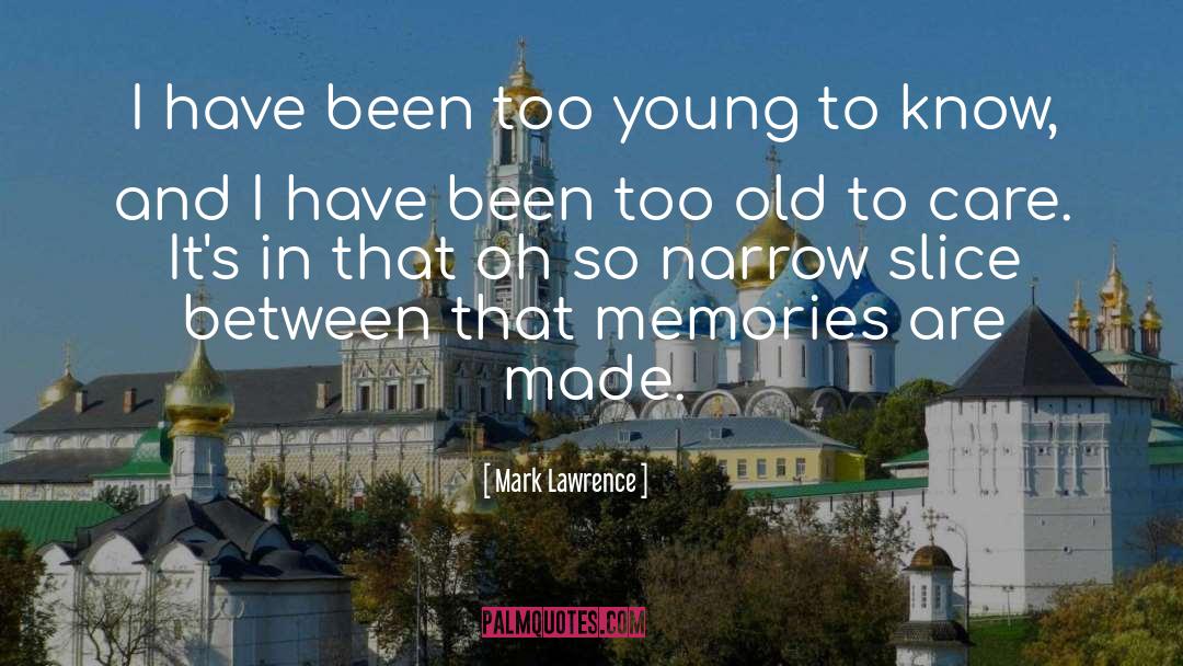 Shared Memories quotes by Mark Lawrence