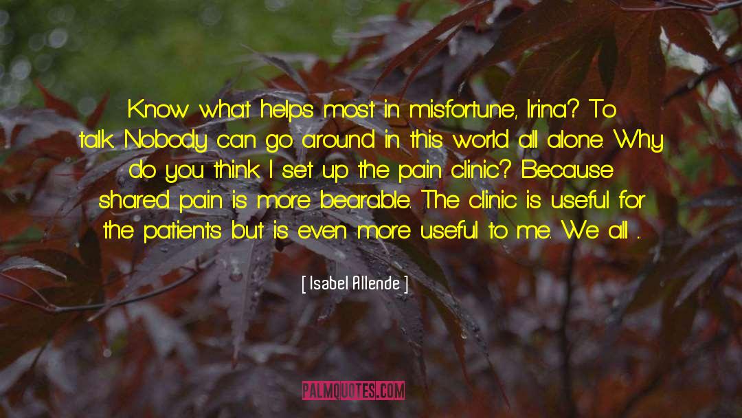Shared Pain quotes by Isabel Allende