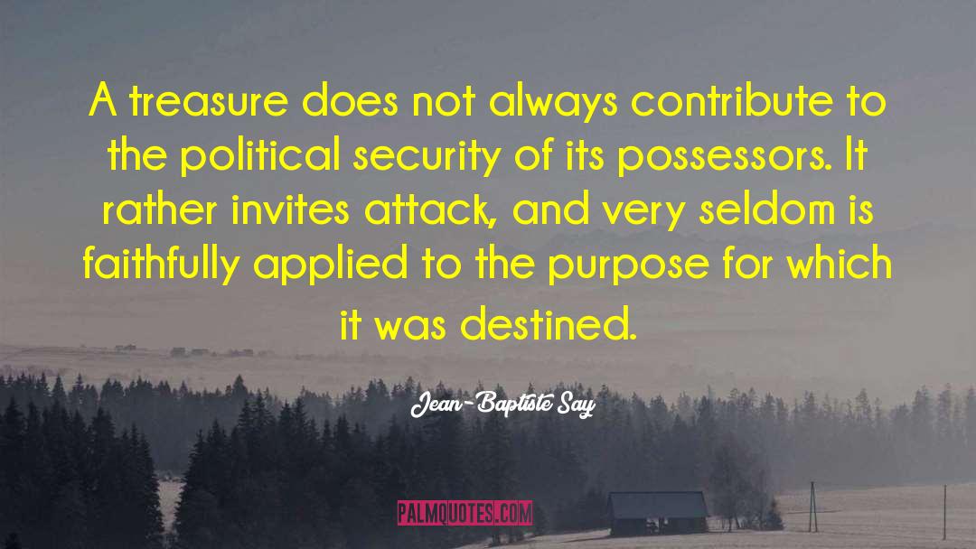 Shared Purpose quotes by Jean-Baptiste Say