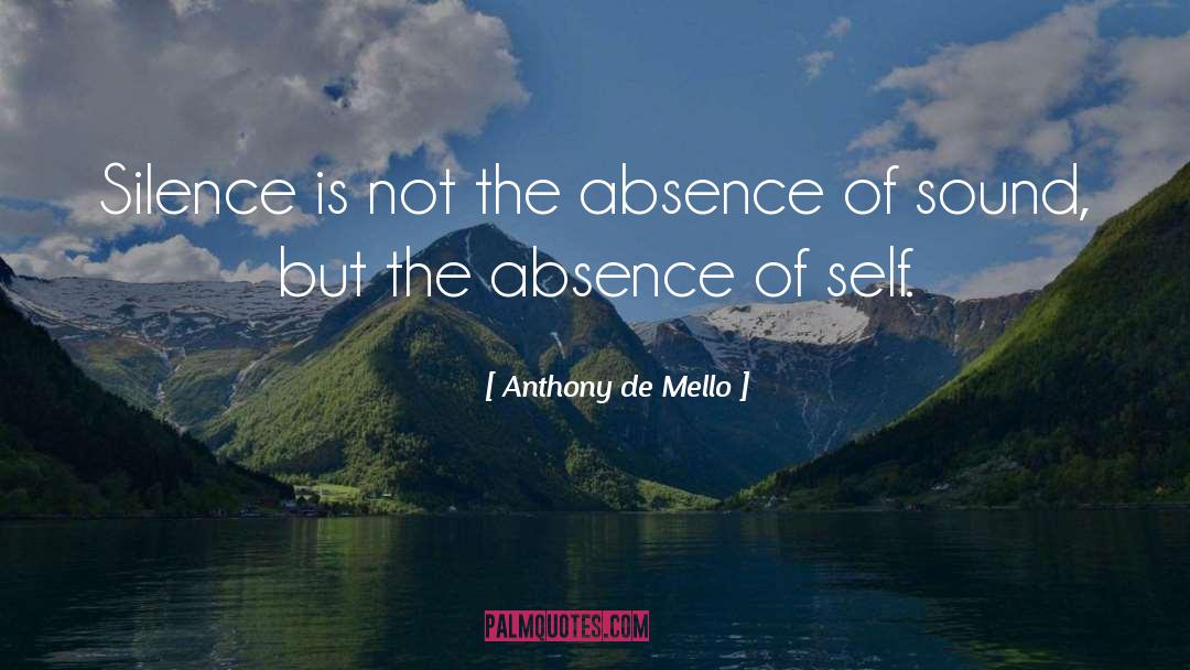 Shared Silence quotes by Anthony De Mello