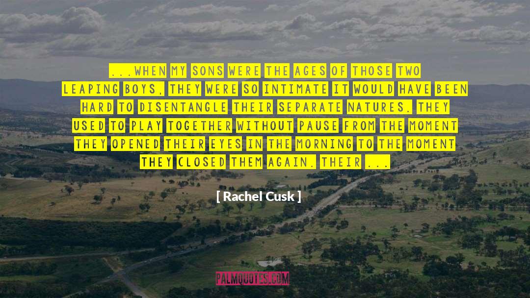 Shared Vision quotes by Rachel Cusk