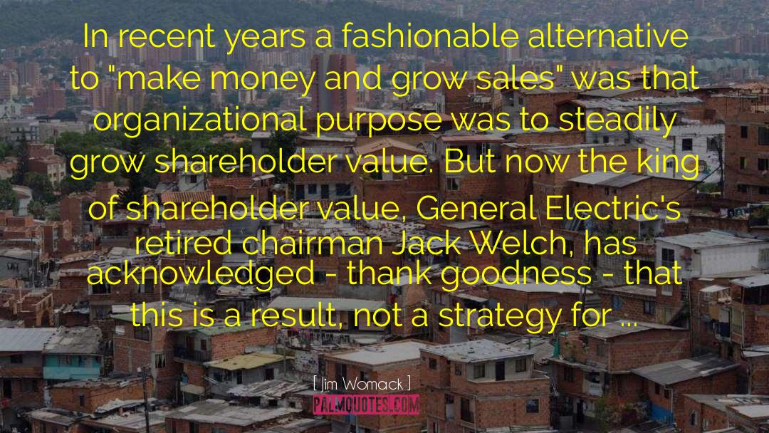 Shareholder Value quotes by Jim Womack