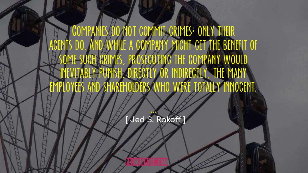 Shareholders quotes by Jed S. Rakoff