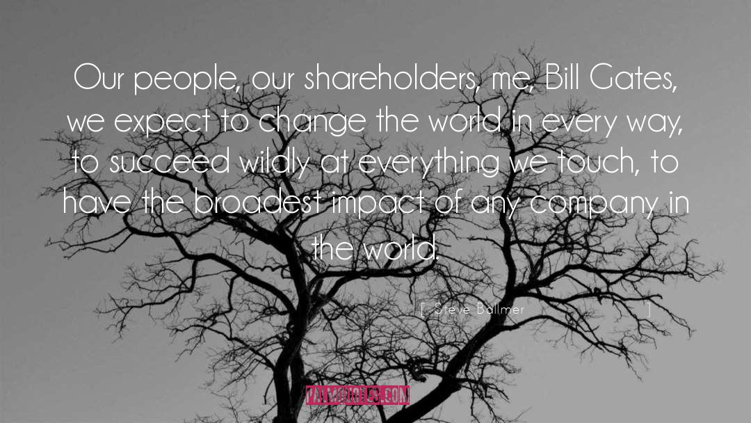 Shareholders quotes by Steve Ballmer
