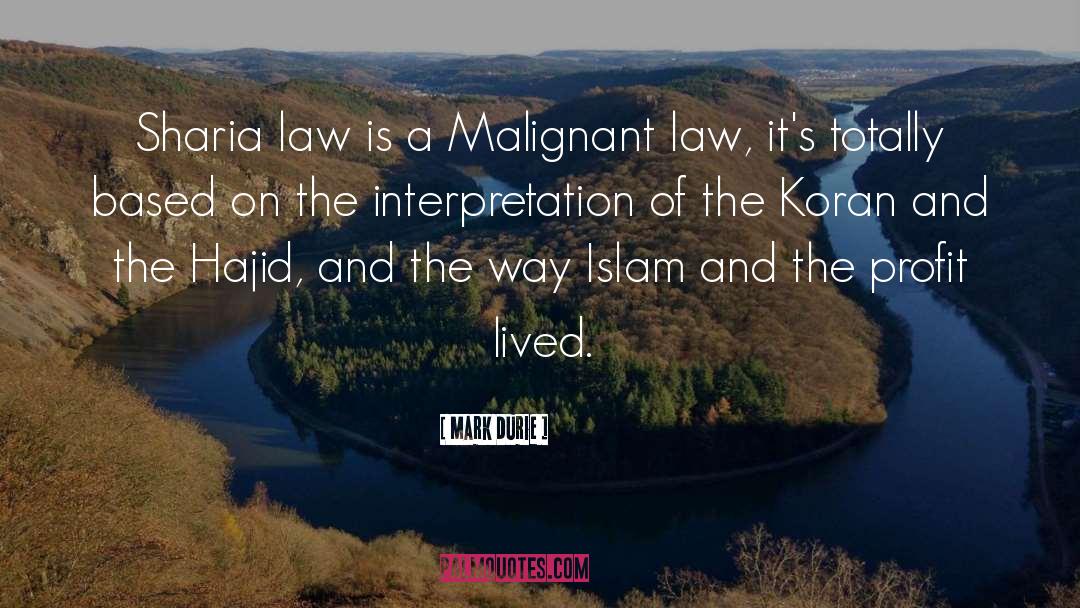 Sharia Law quotes by Mark Durie
