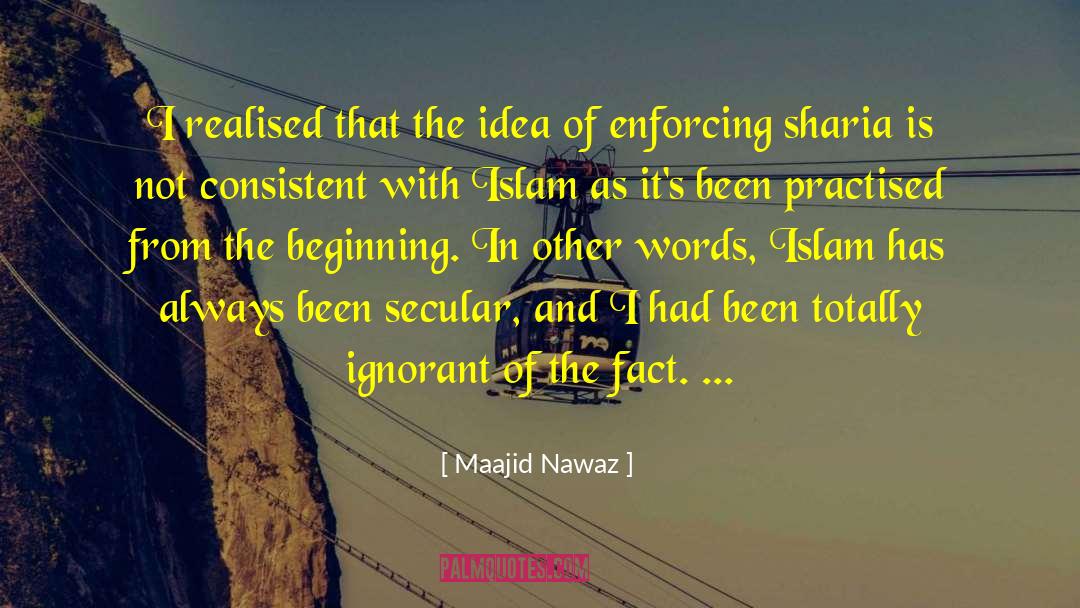 Sharia quotes by Maajid Nawaz