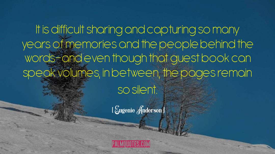 Sharing And Caring quotes by Eugenie Anderson