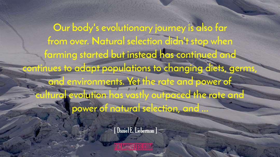 Sharing Bodies quotes by Daniel E. Lieberman