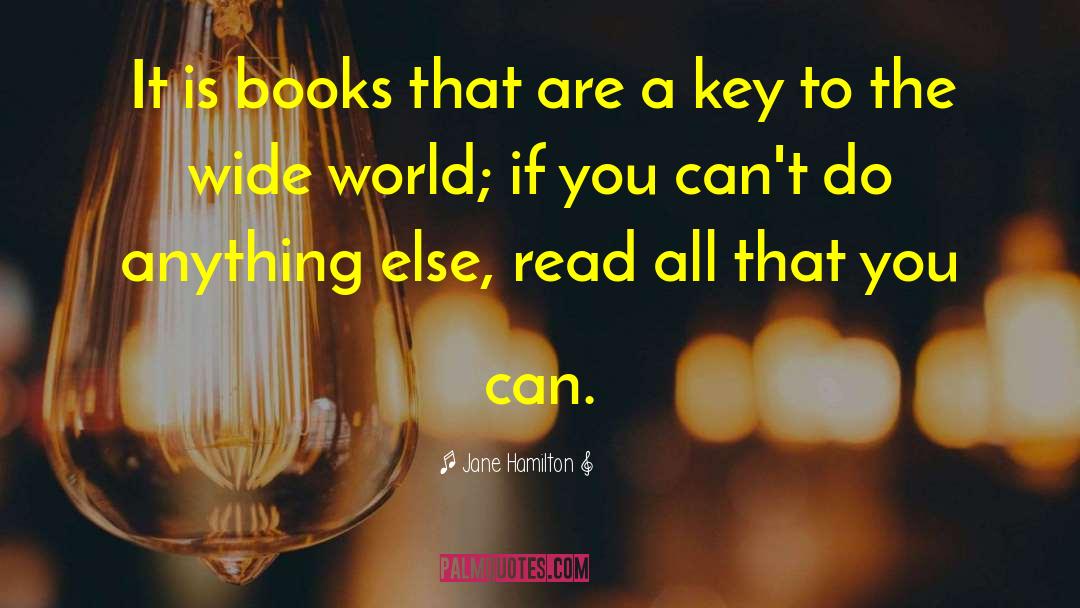 Sharing Books quotes by Jane Hamilton