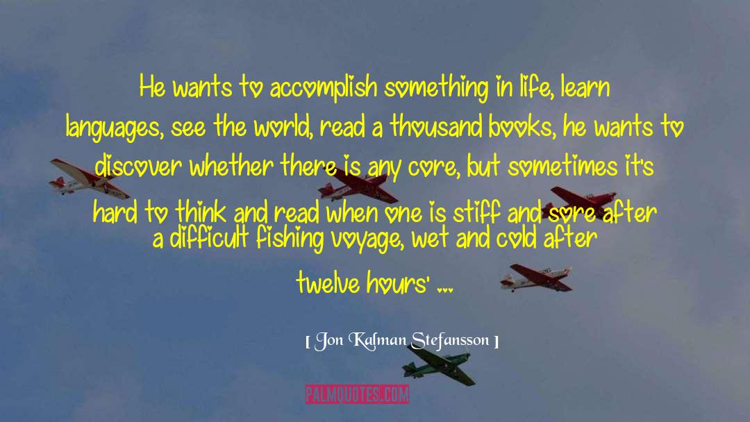 Sharing Books quotes by Jon Kalman Stefansson
