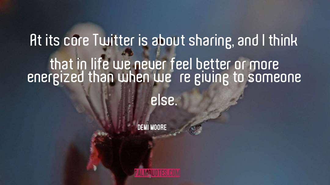 Sharing Is Caring quotes by Demi Moore