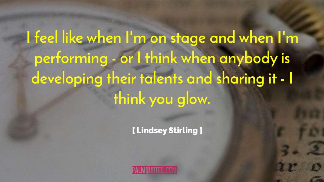 Sharing Knowledge quotes by Lindsey Stirling