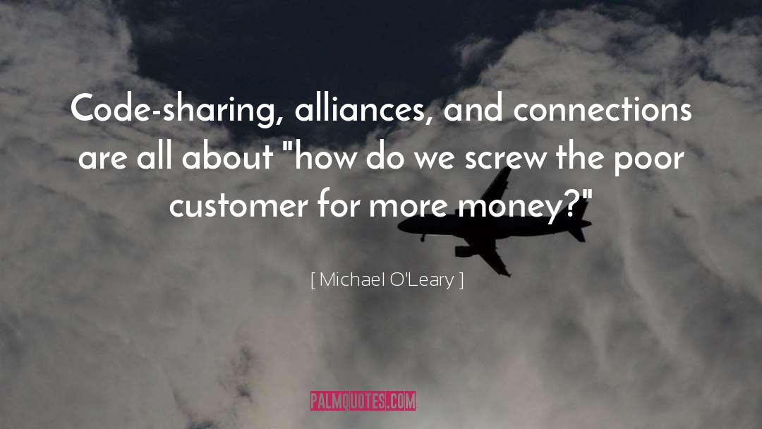 Sharing Money quotes by Michael O'Leary