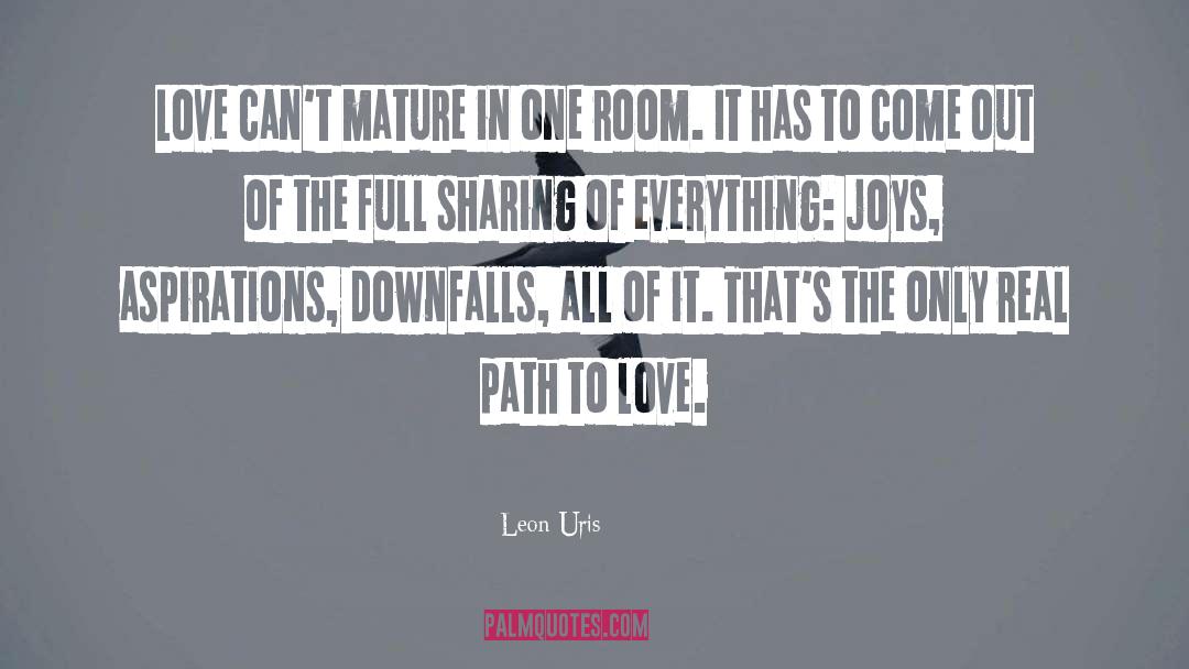 Sharing quotes by Leon Uris