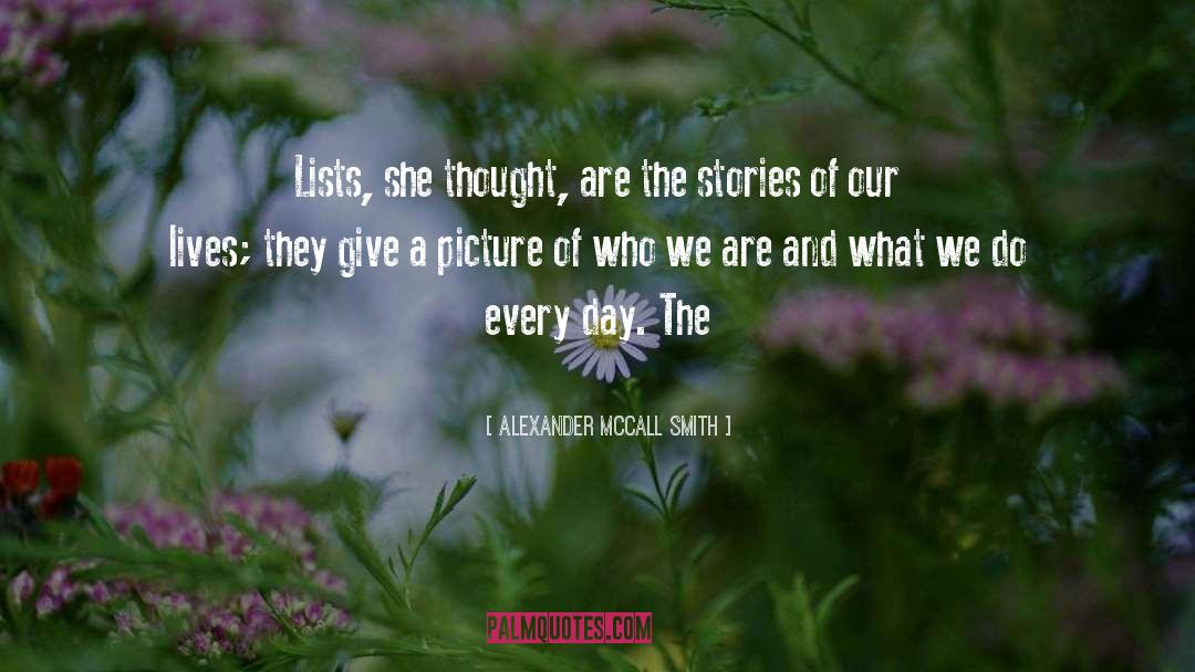 Sharing Stories quotes by Alexander McCall Smith