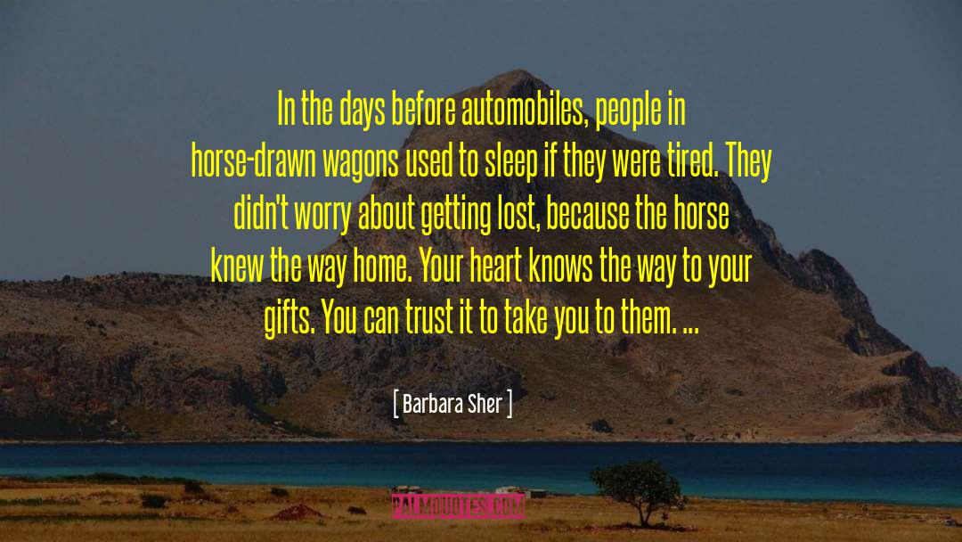 Sharing Your Gifts quotes by Barbara Sher
